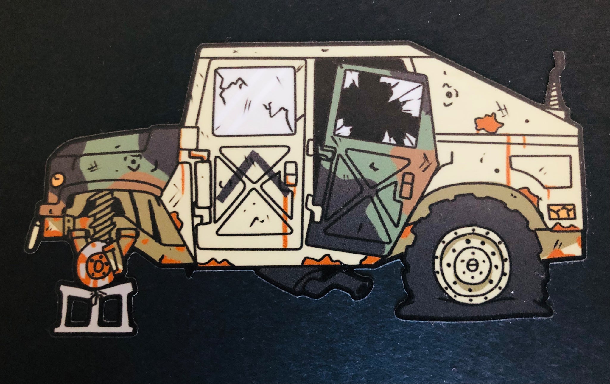 Humv Sticker Watermark HMMWV sticker – SenpaiFi